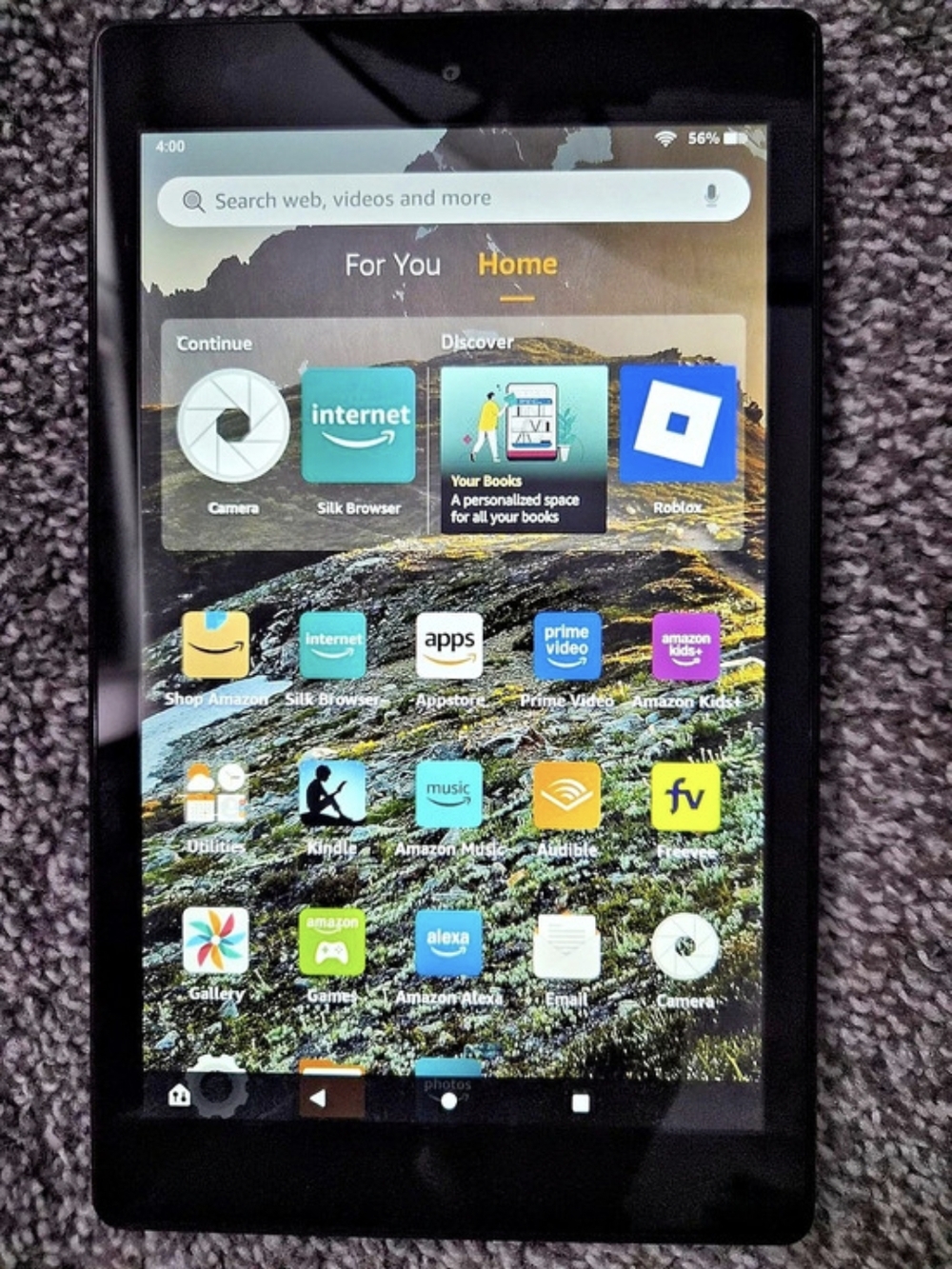 Amazon Fire HD 8 (8th generation) ) Black Tablet